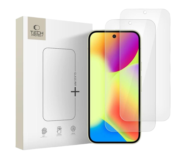TECH-PROTECT Glass Fit+ 2-Pack Google Pixel 9 / 9 Pro / 10 / 10 Pro Clear 5906302331970 - 1354480 - zdjęcie